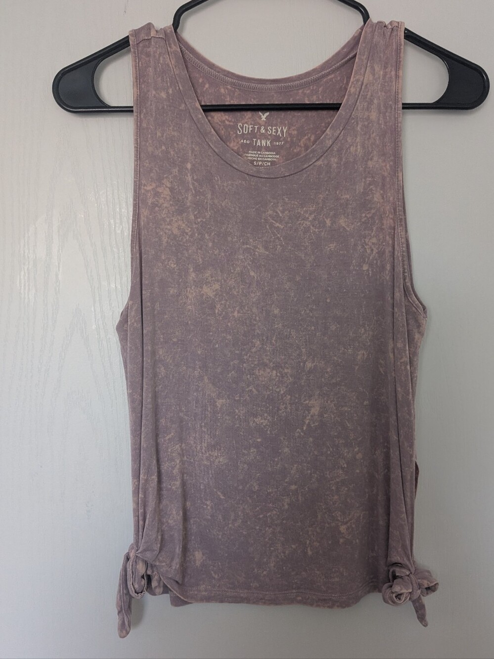 American Eagle Pink Soft Tank Size Small